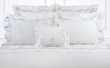Guirlande de Lierre Silver/Grey Emb. Bed Linens