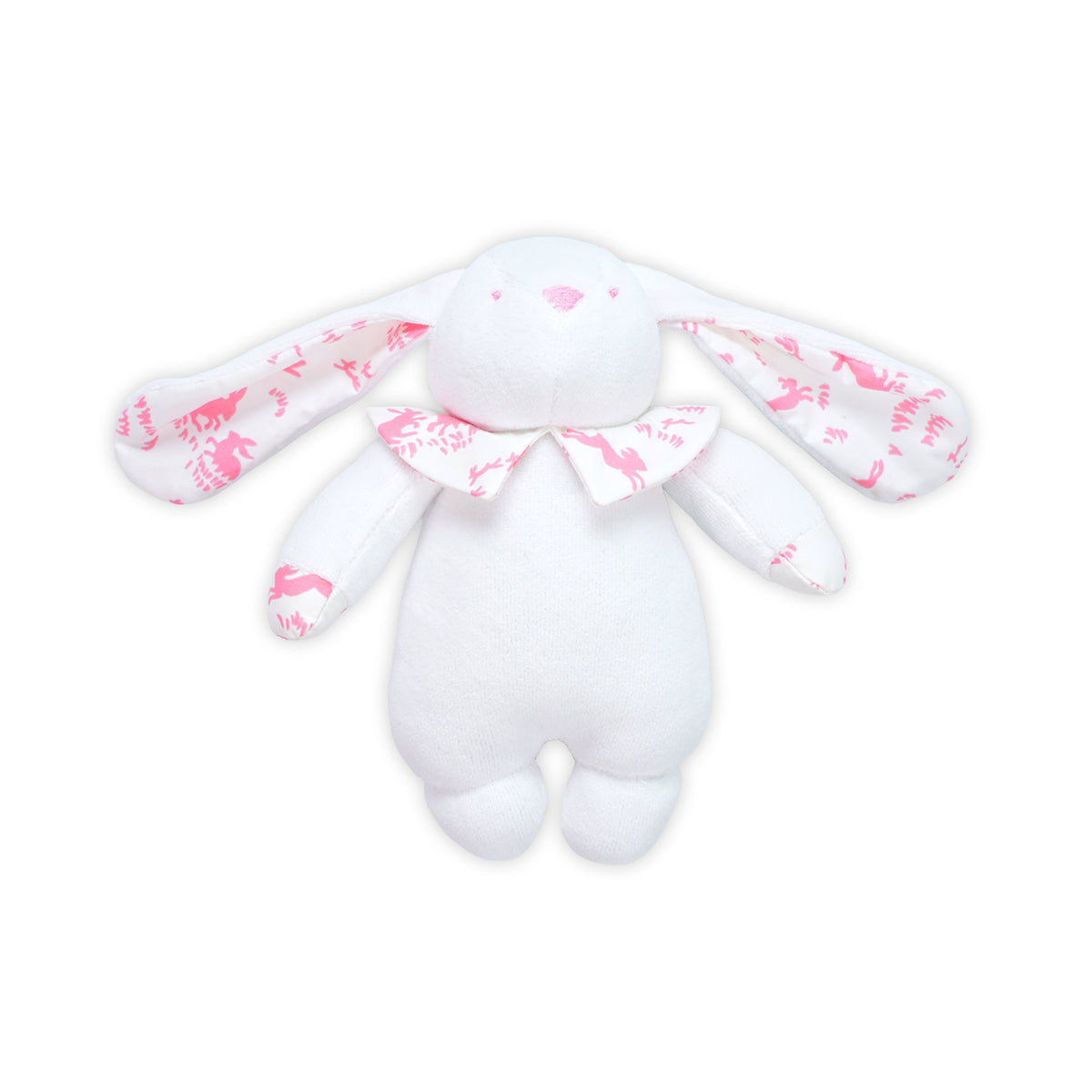 Hochet Rattle Bunny - Lapins Pink