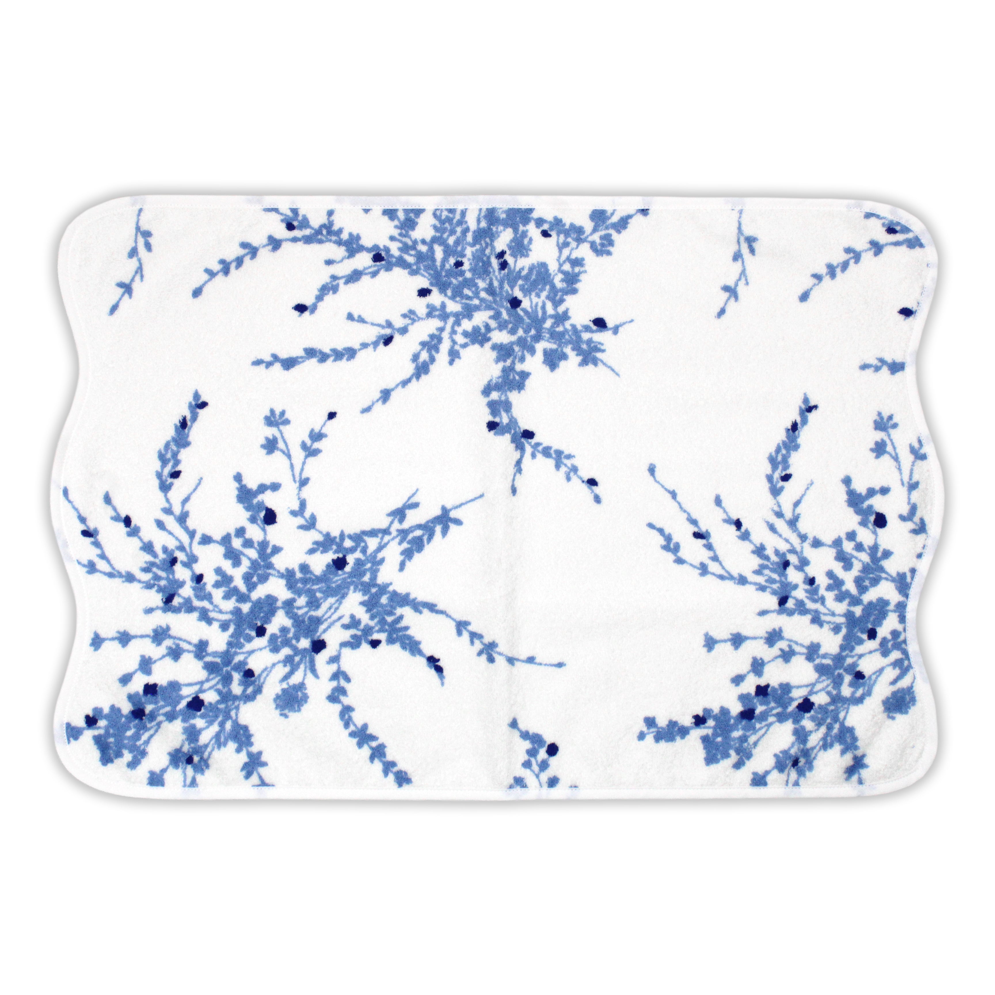 Jeté de Fleurs Blue Towels