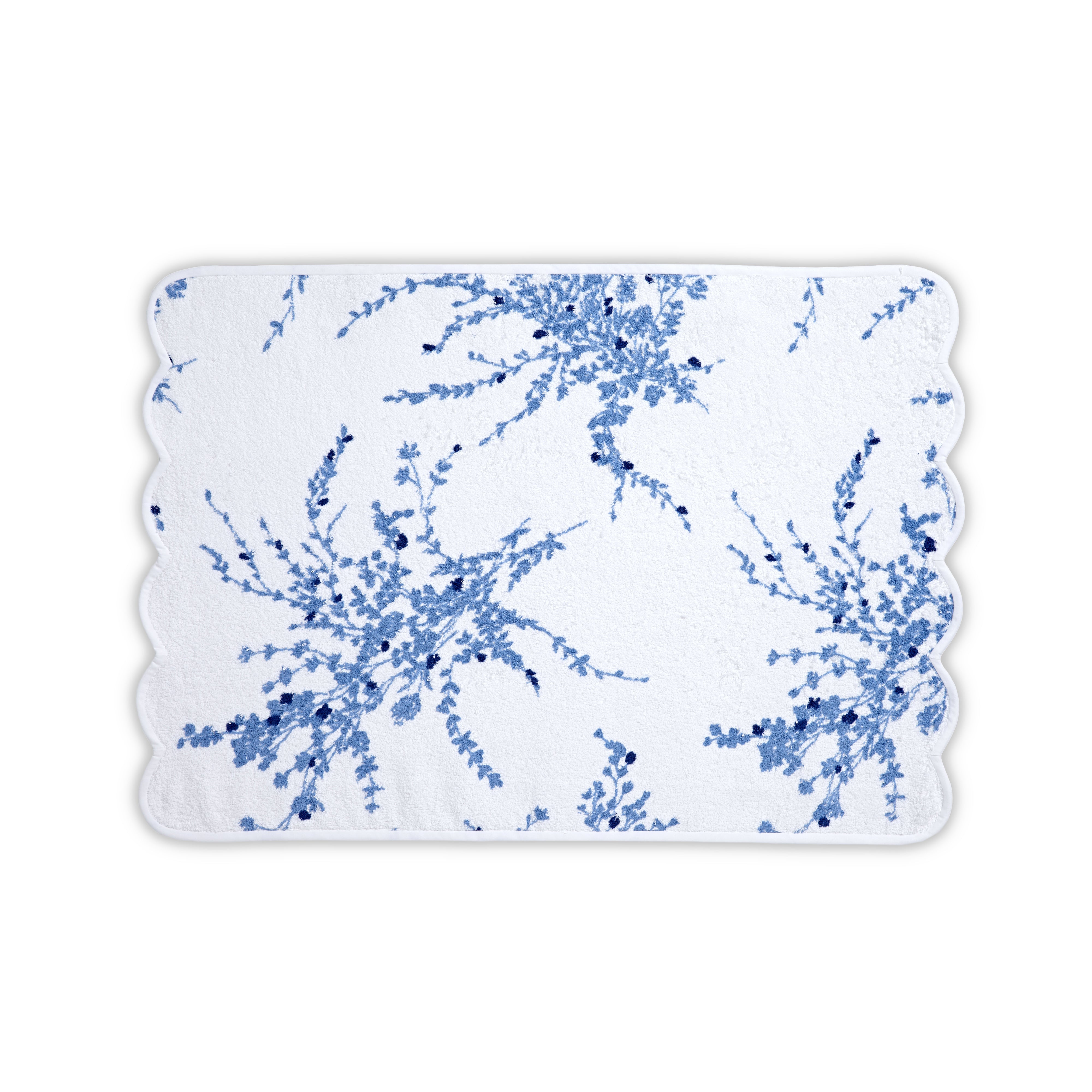 Jeté de Fleurs Blue Towels