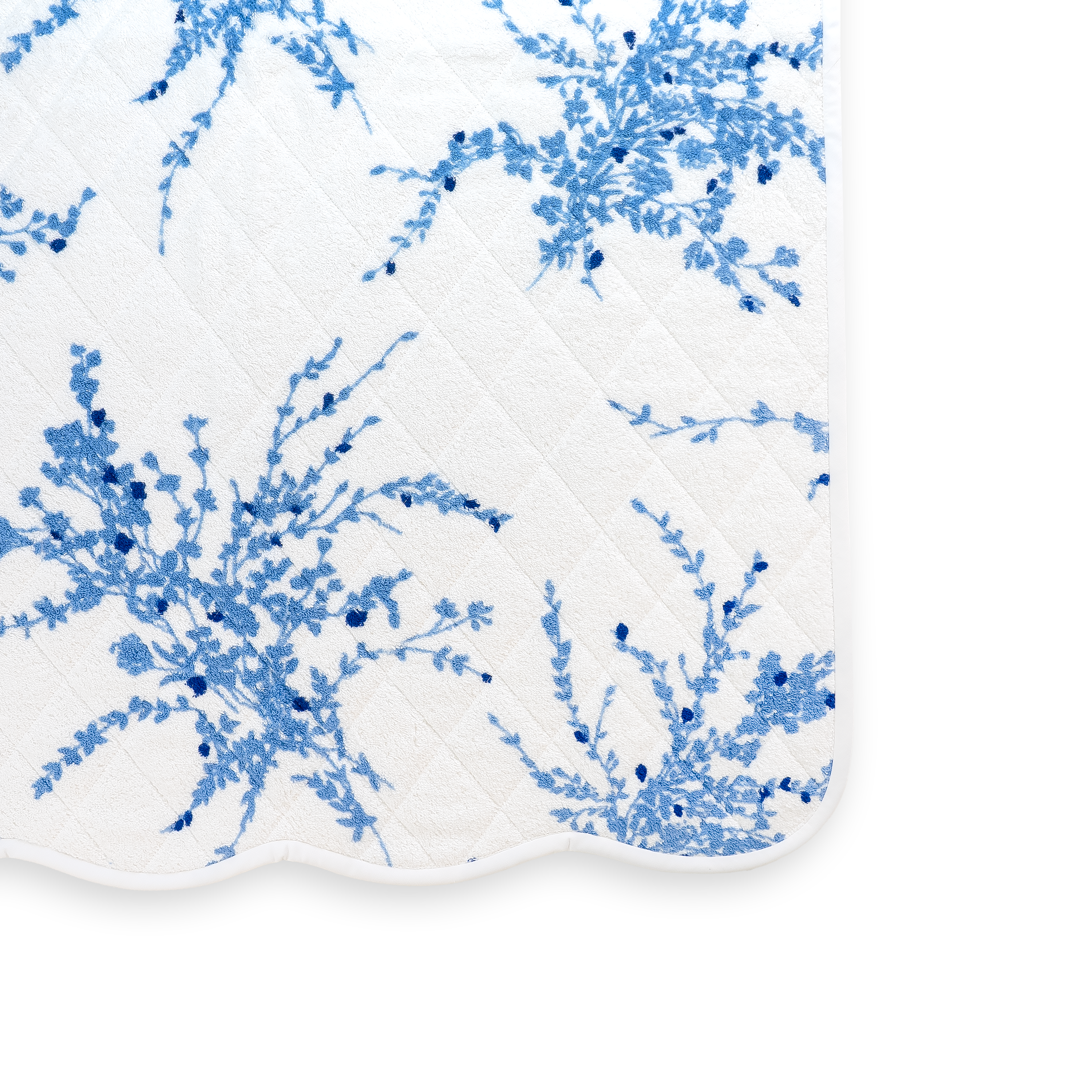 Jeté de Fleurs Blue Bathmats