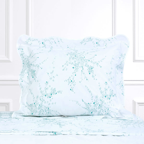 Jeté de Fleurs DP Blue Bed Linens