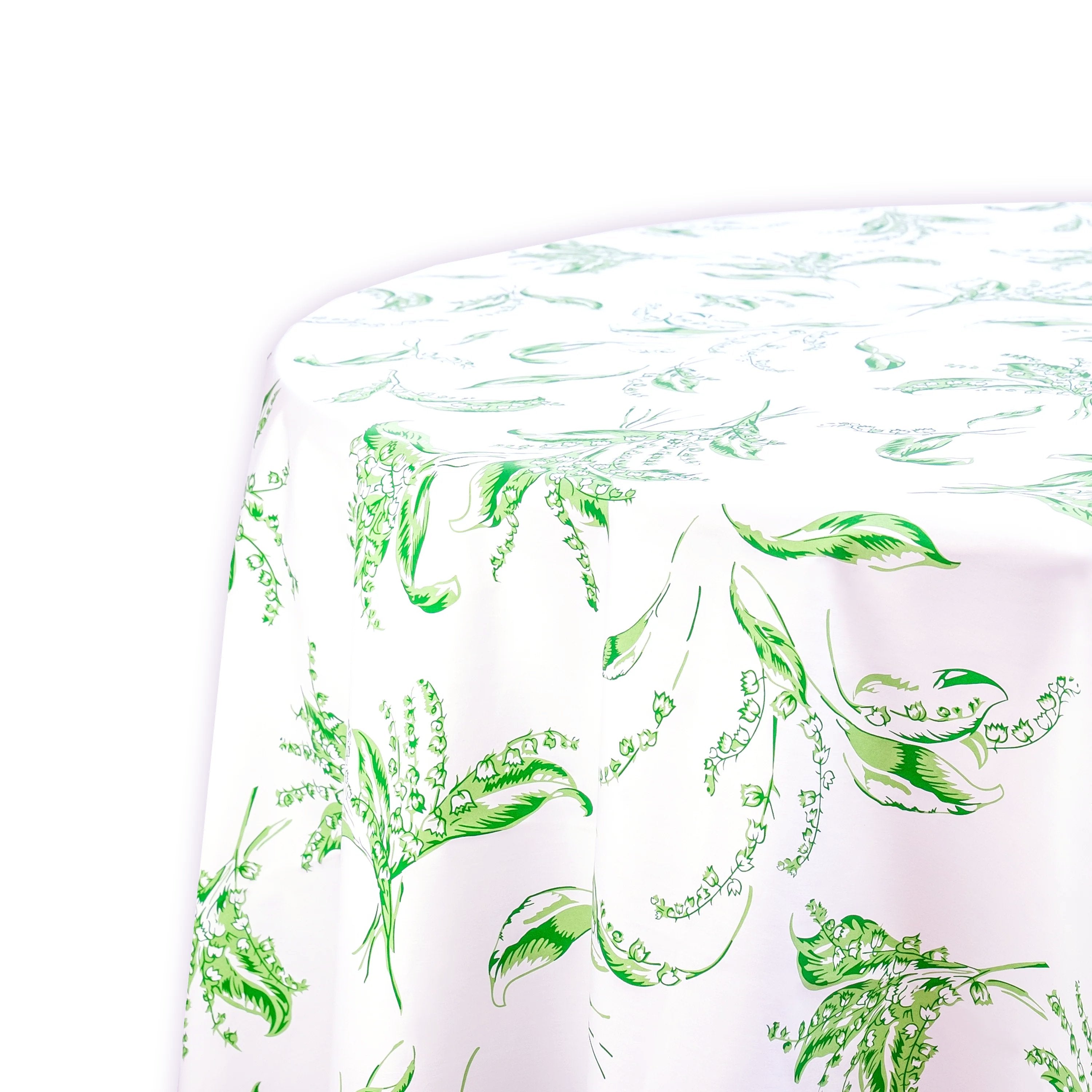 Muguet Green Printed Tablecloths