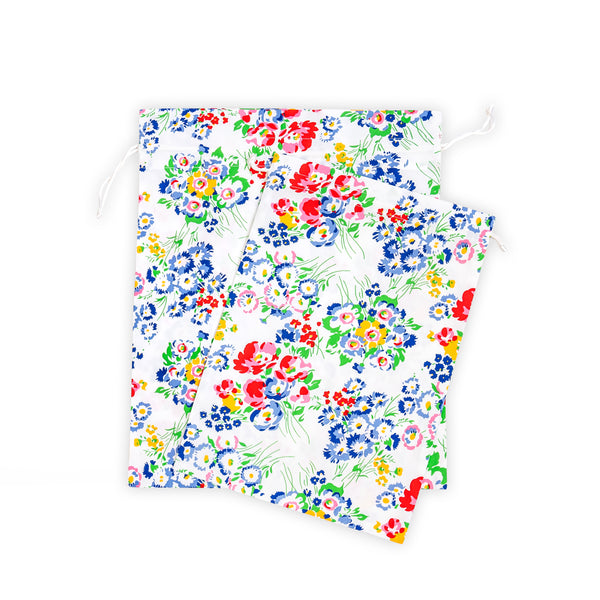 New York Mille Fleurs Multi Printed Lingerie Bags