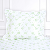 Pensées Soft Green Bed Linens