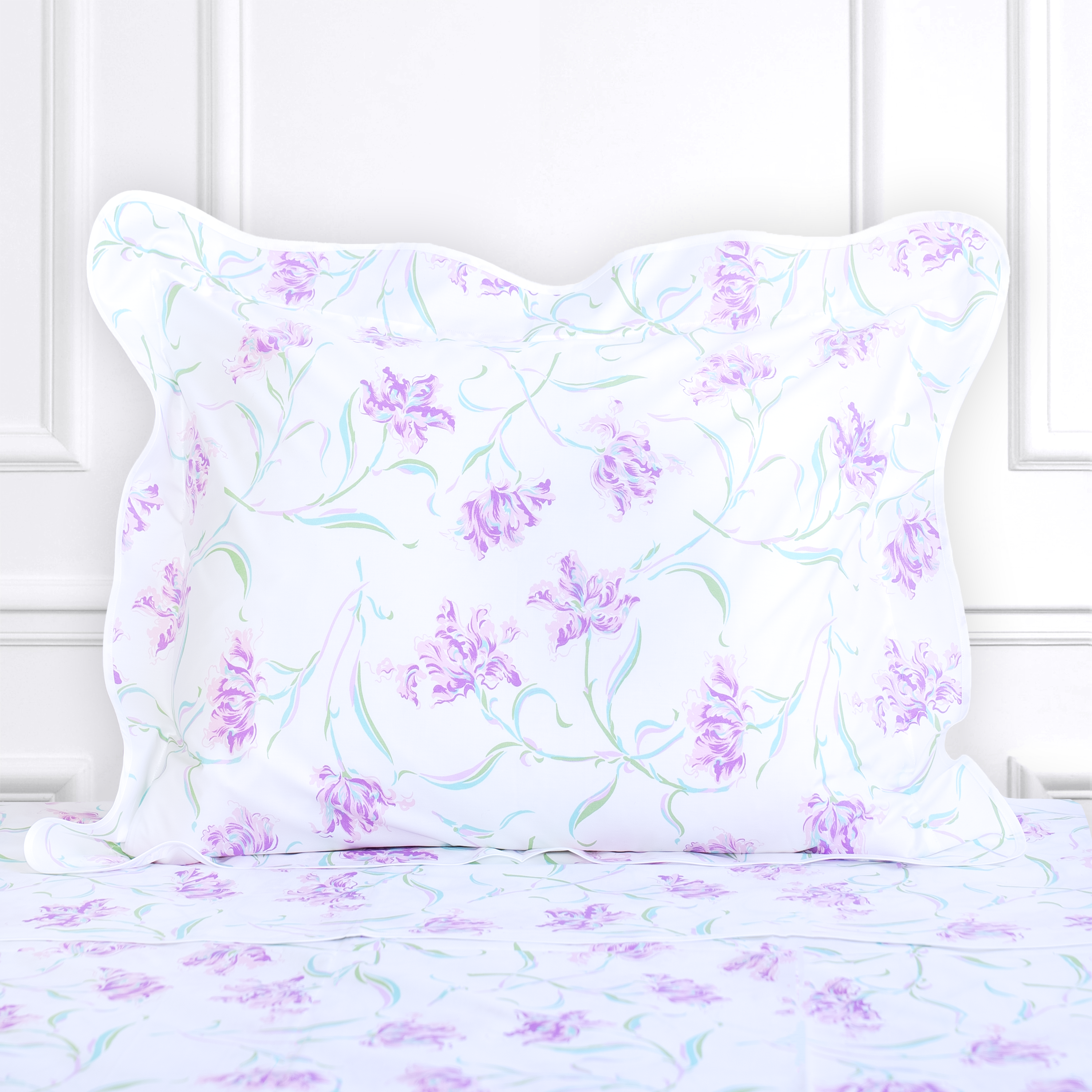 lavender flower duvet cover Tulipe Perroquet Lavender Bed Linens Select Option