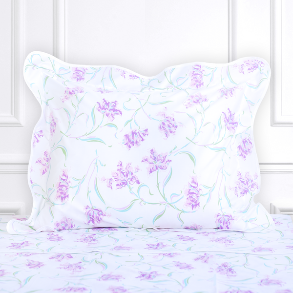 Tulipe Perroquet Lavender Bed Linens