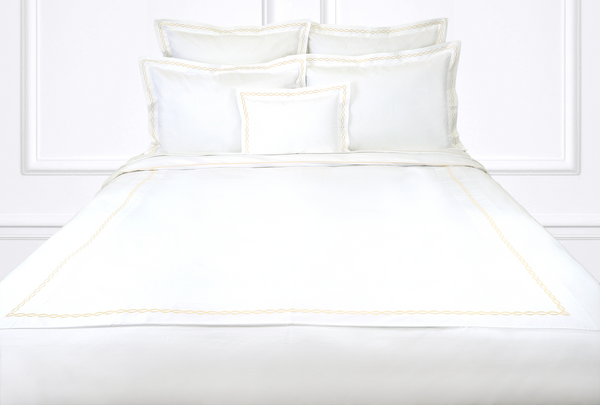 Lacet Ivory Emb. Bed Linens