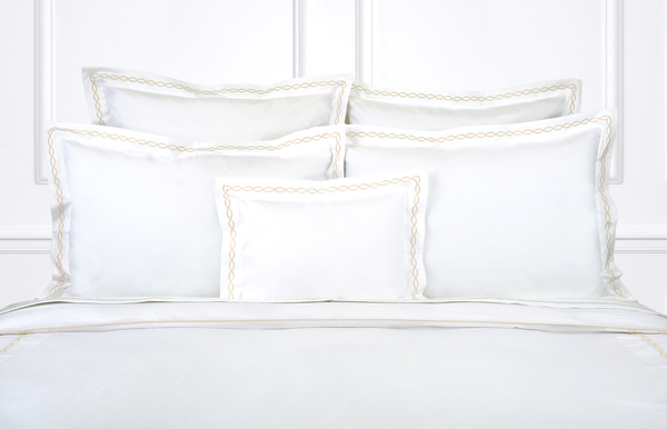 Lacet Ivory Emb. Bed Linens