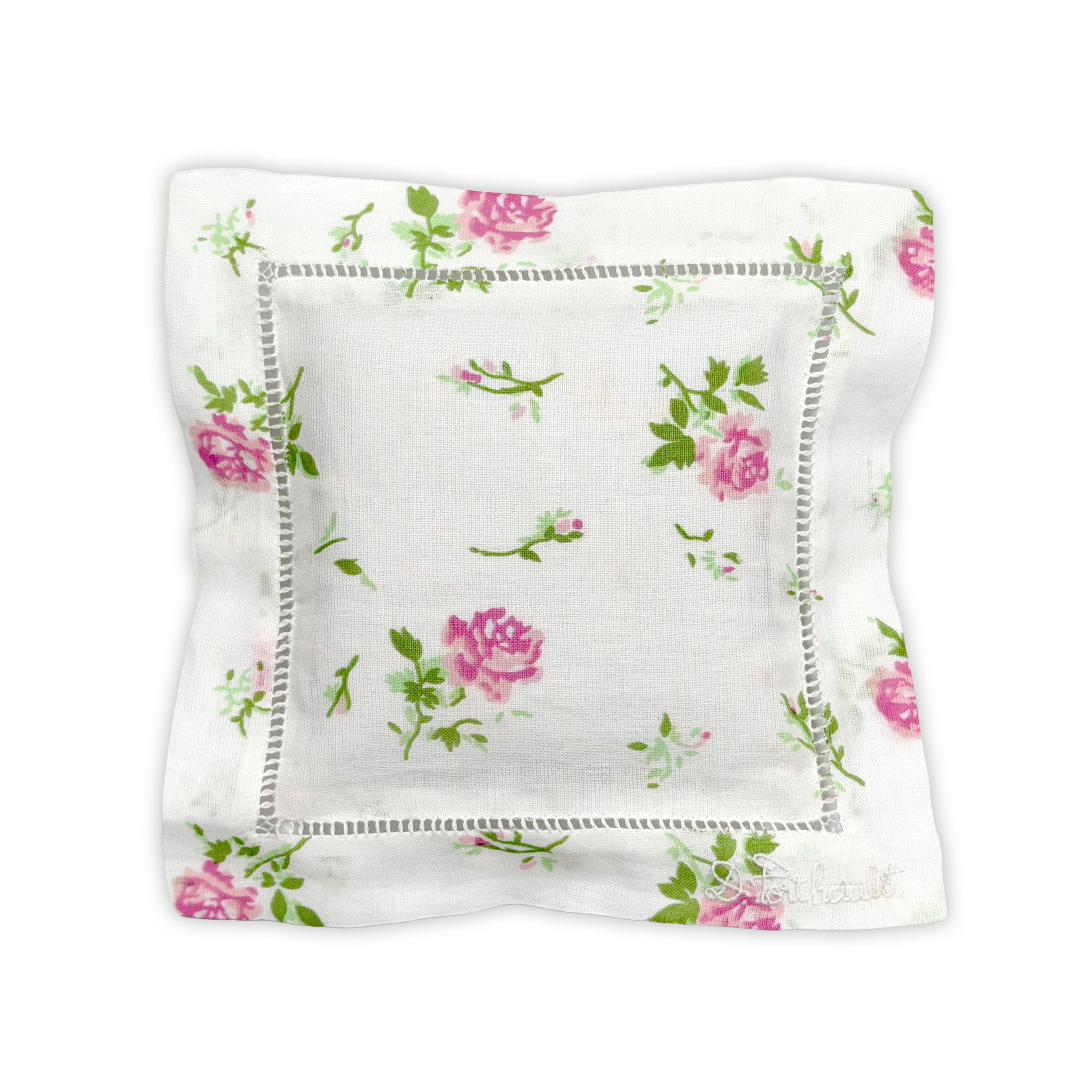 Madeleine Rose Emb. Square Sachet