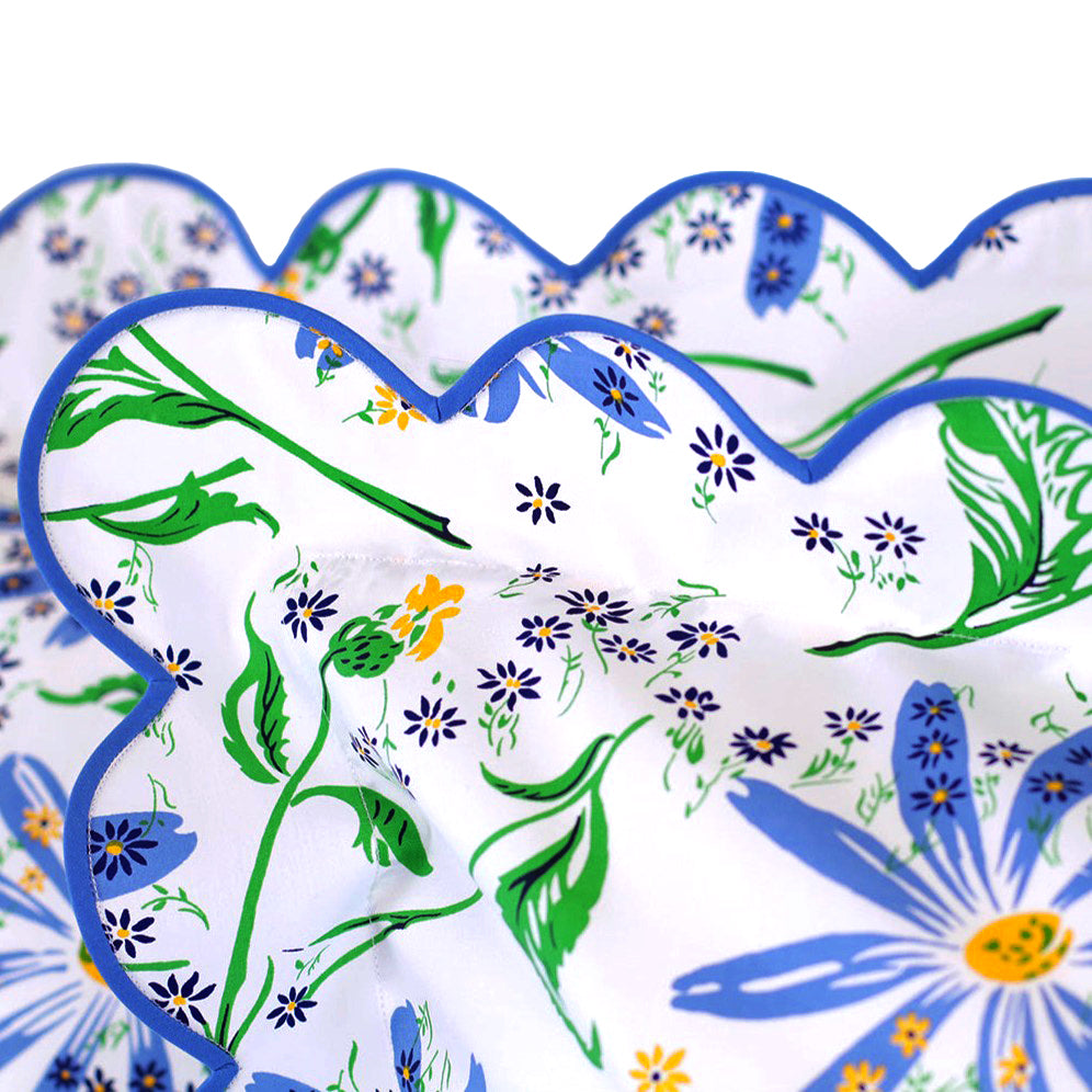 Marguerites Blue/Green Bed Linens