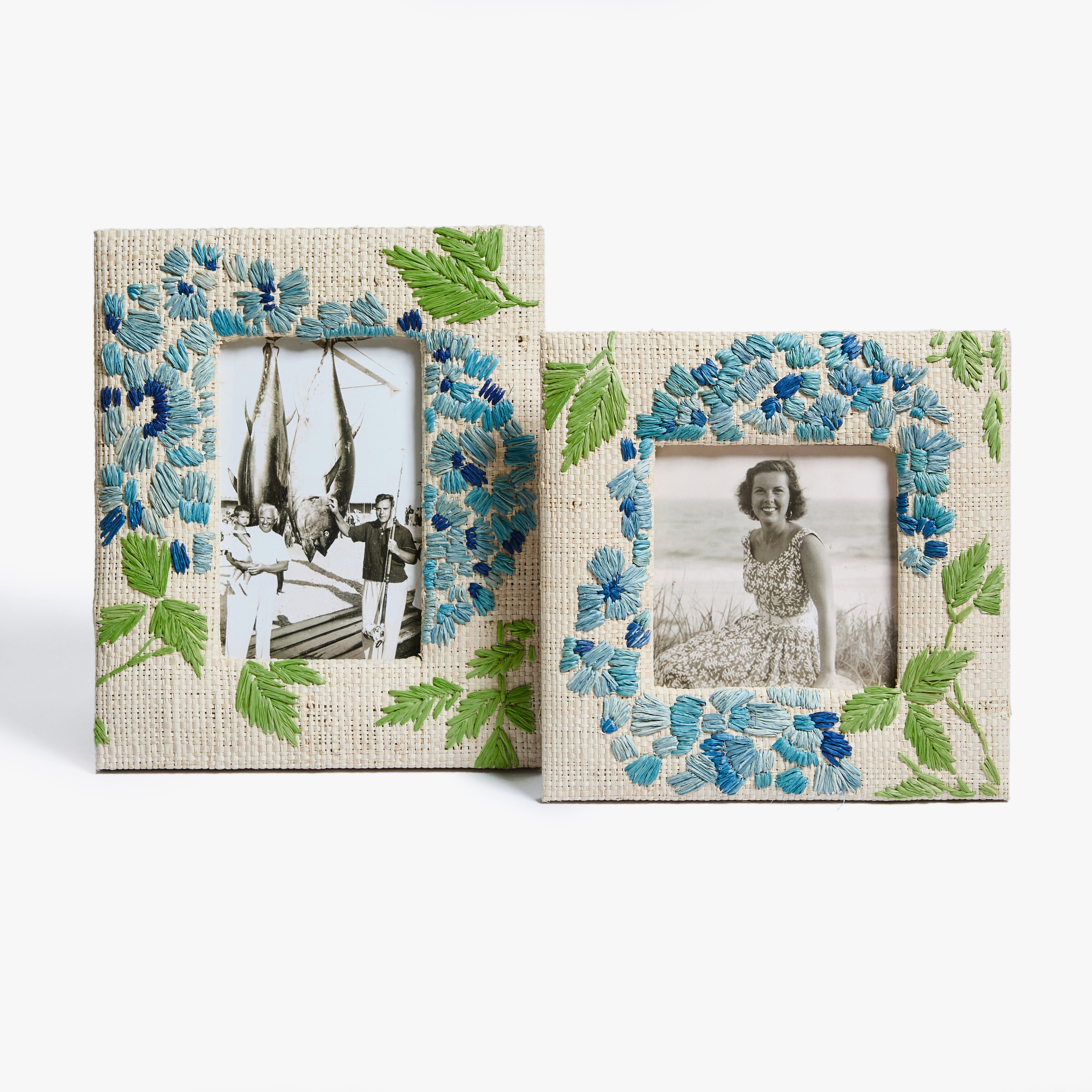 Jeté de Fleurs DP Blue Bed Linens