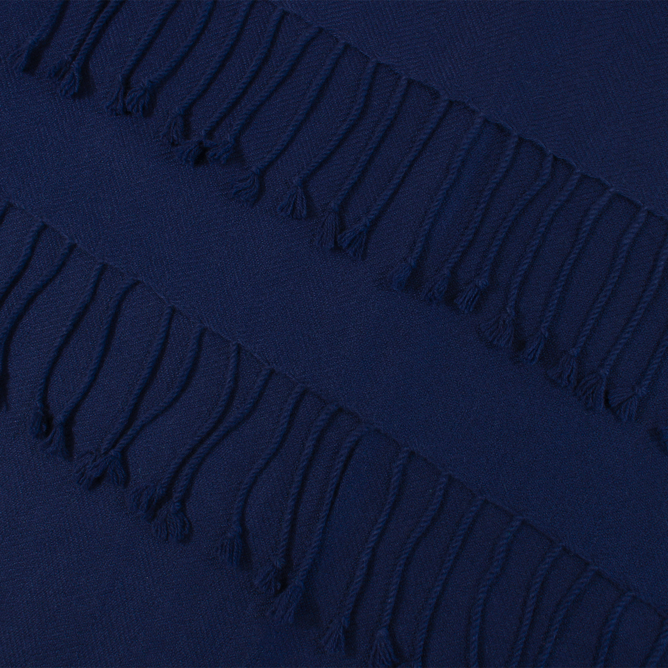 午夜蓝色羊绒毯