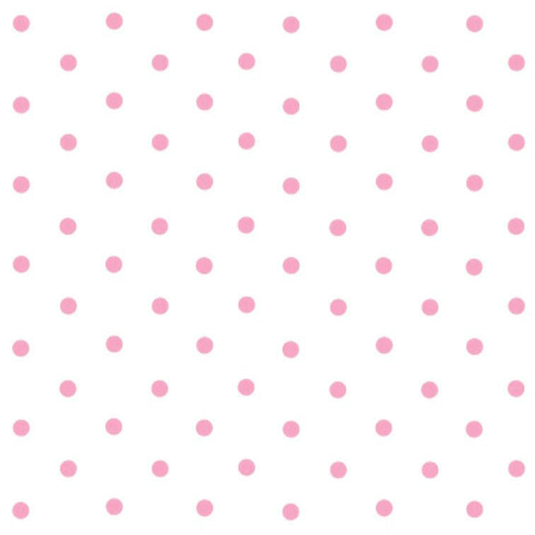 Mini Confettis Pink Fitted Crib Sheet