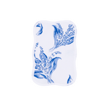 Muguet Blue Printed Cocktail Napkins