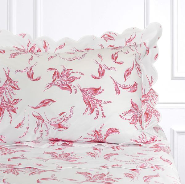 Muguet Pink Bed Linens