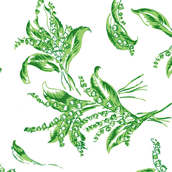 Muguet Green Bed Linens