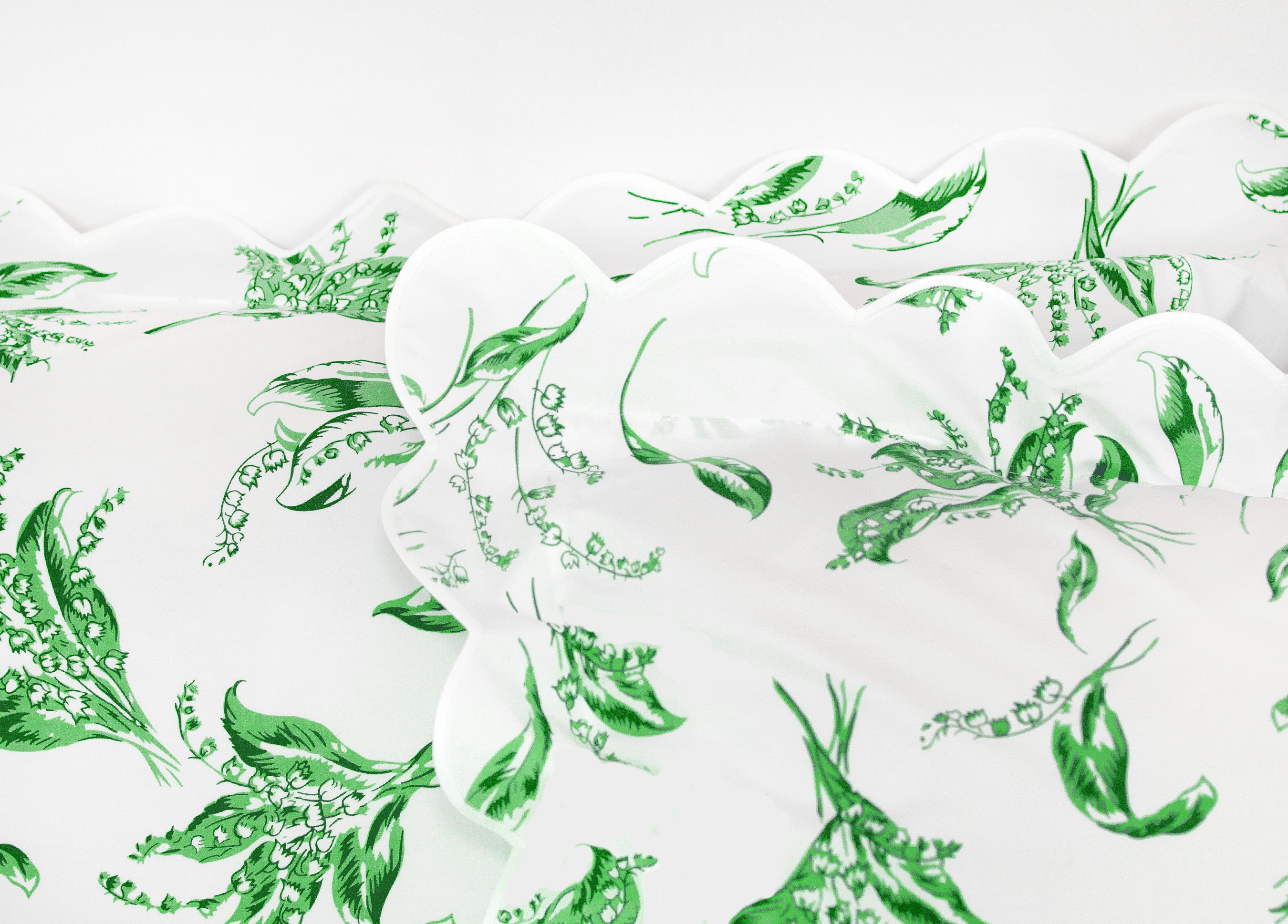 Muguet Green Bed Linens