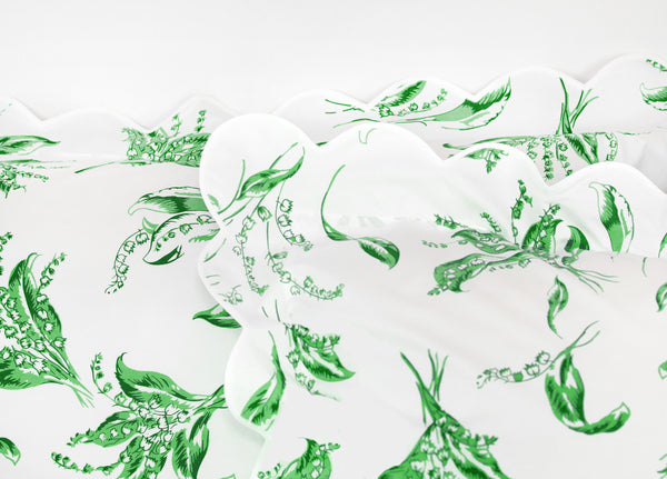 Muguet Green Bed Linens