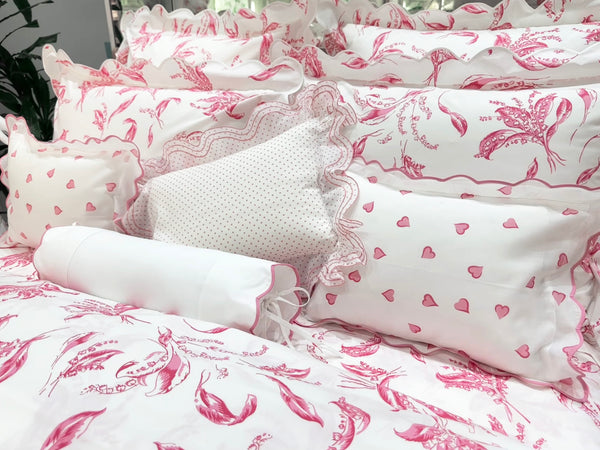 Muguet Pink Bed Linens