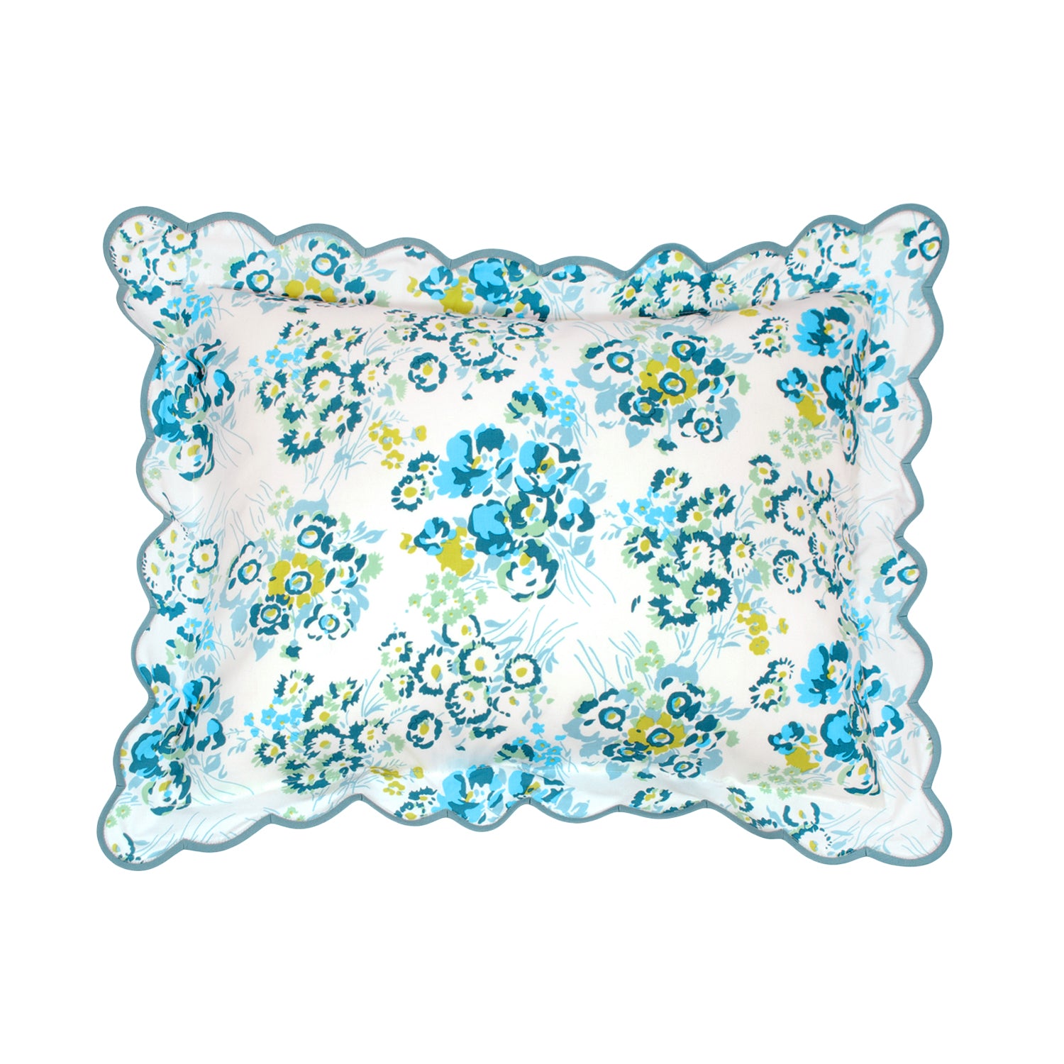 New York Mille Fleurs Blue/Green Bed Linens