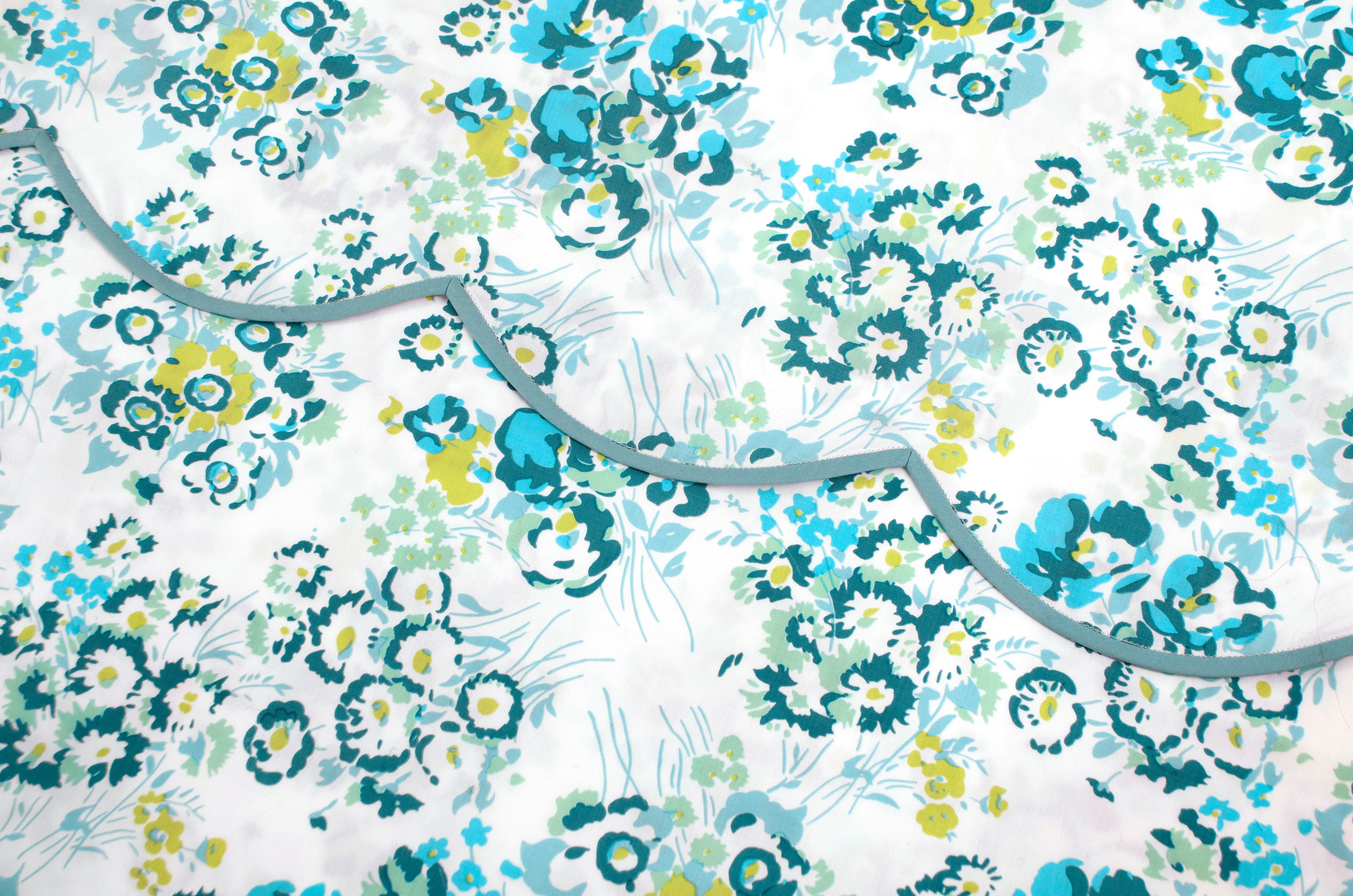 New York Mille Fleurs Blue/Green Bed Linens