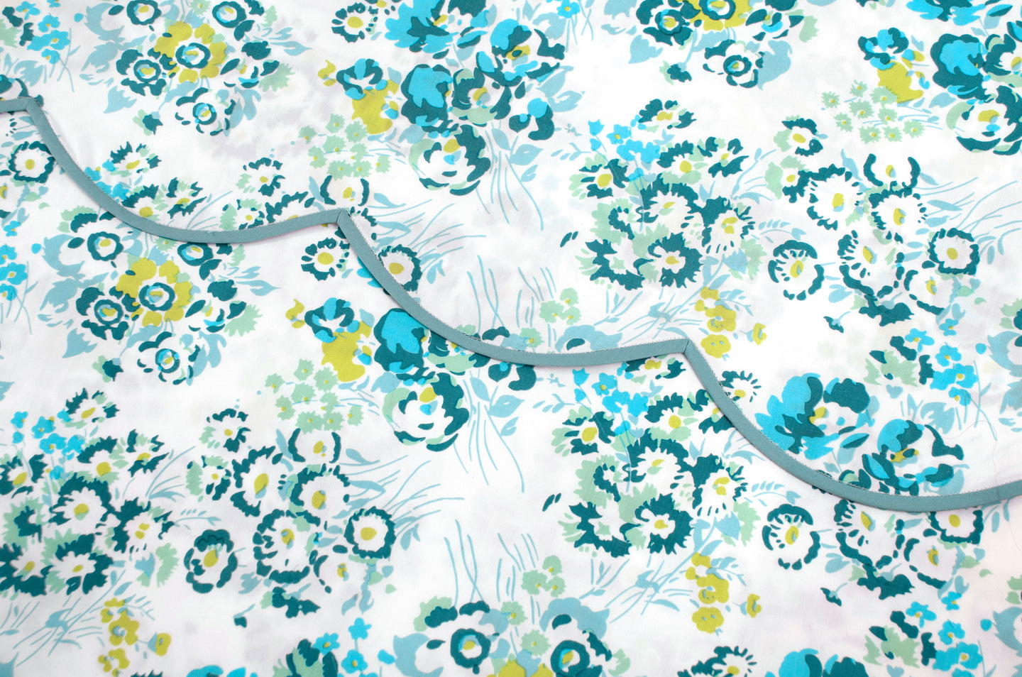 New York Mille Fleurs Blue/Green Bed Linens – D Porthault