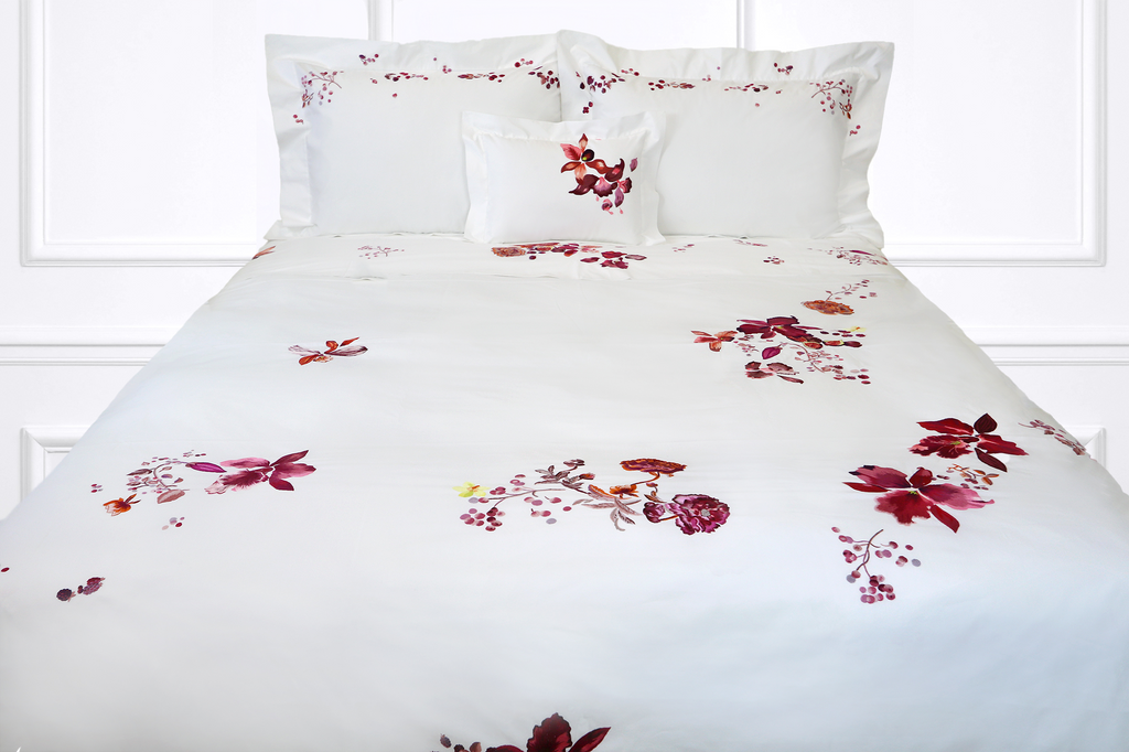 Orchidée Emb. Bed Linens – D Porthault