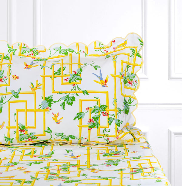 Pergola Yellow/Green Bed Linens