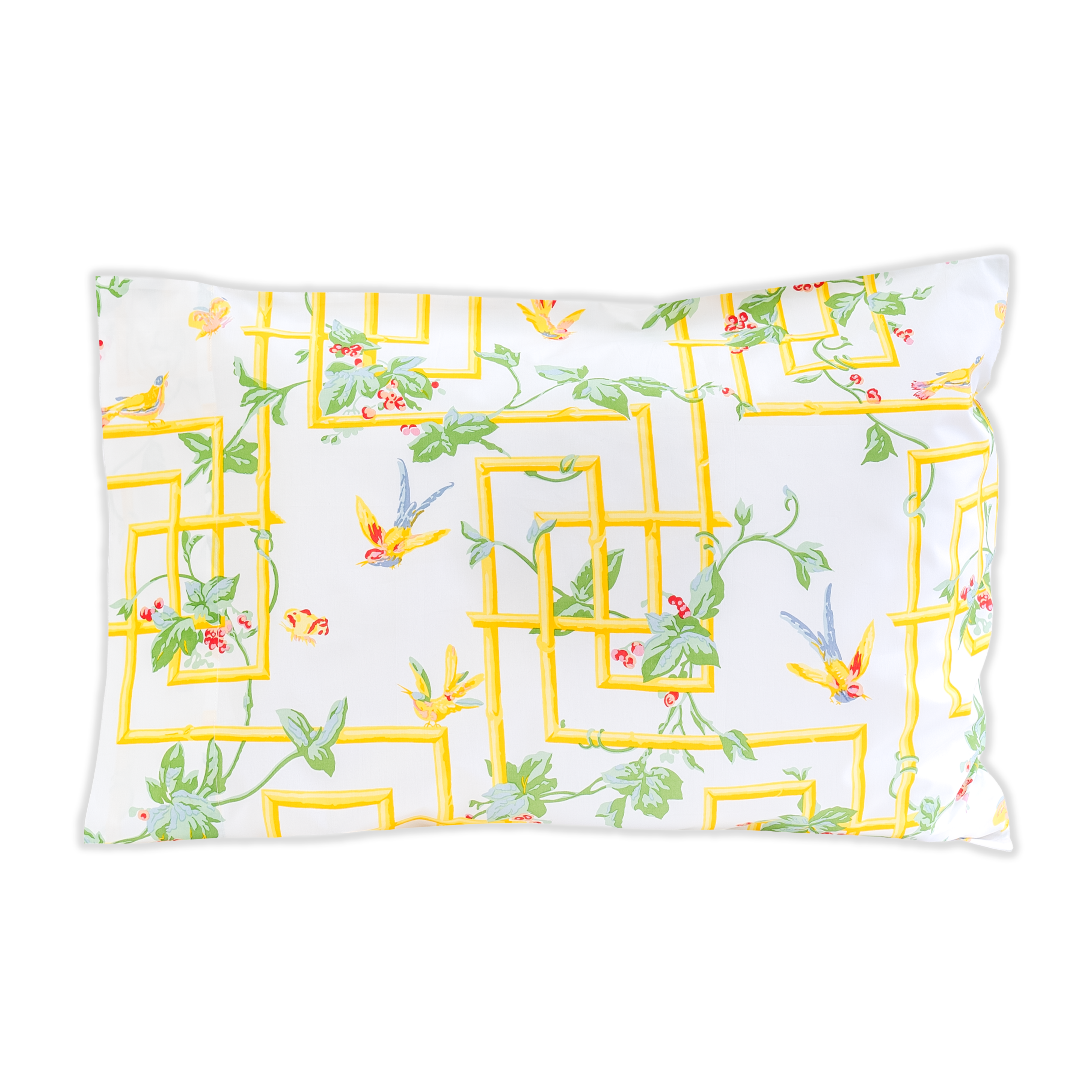 Pergola Yellow/Green Standard Pillowcase