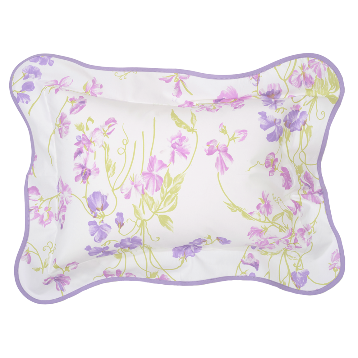 Pois de Senteur Lavender Wavy Lilac Boudoir Shams