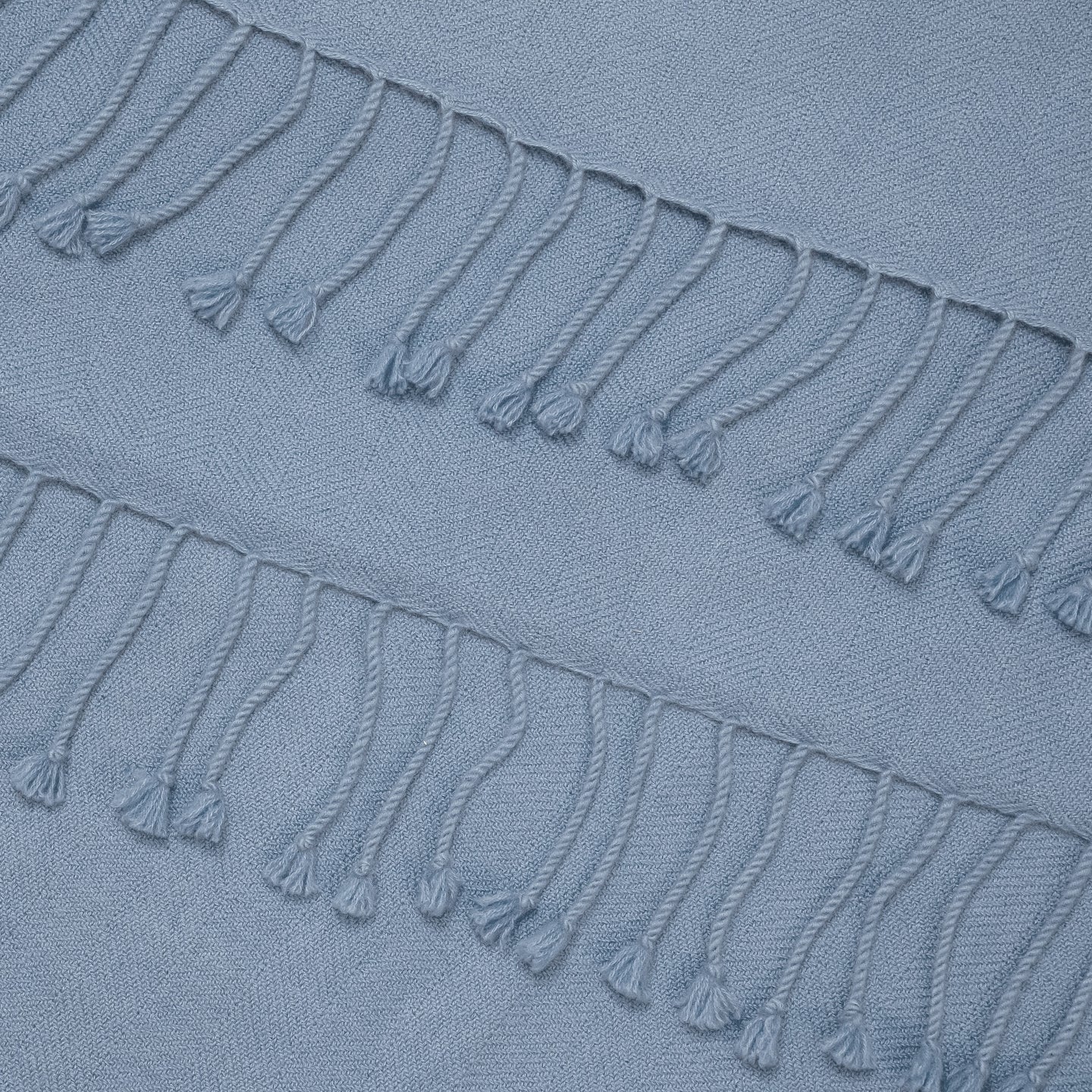 Powder Blue Cashmere Throw – D Porthault