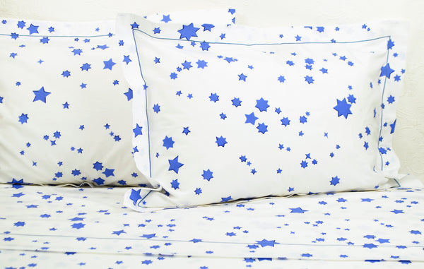 Etoiles Blue Bourdon Blue Bed Linens
