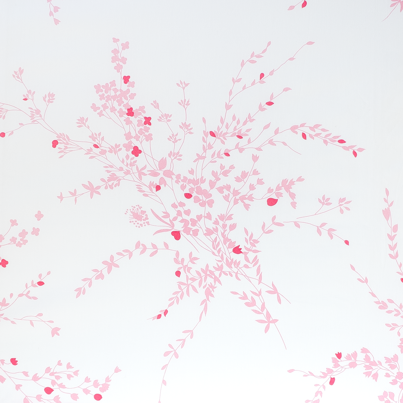 Close up of pink florals, Jete de Fleurs print.