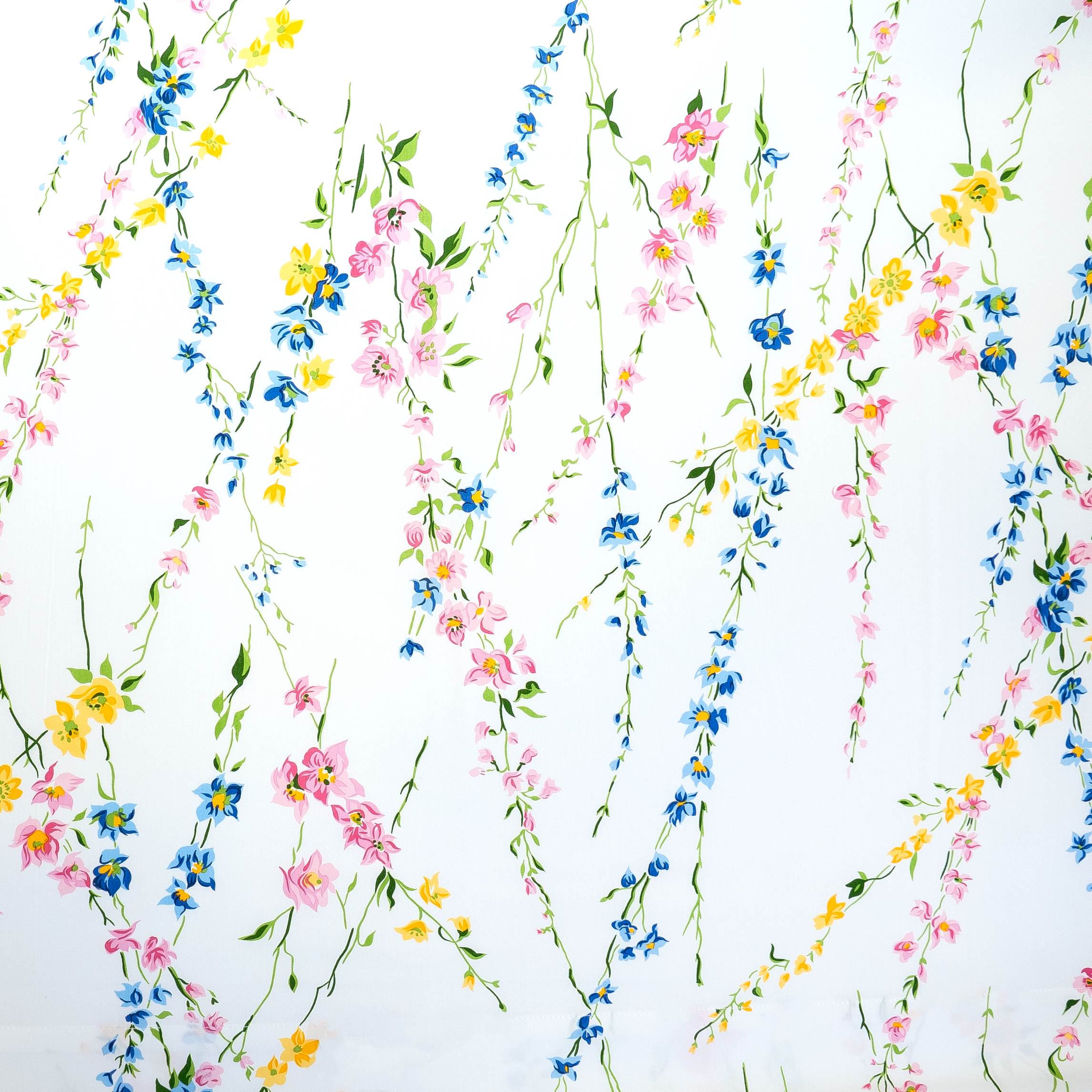 Close up of multi color floral, Brindilles print.