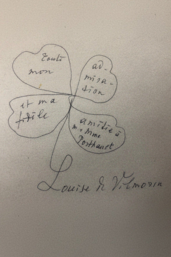 Handwritten text with heart shapes on a plain background