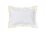 White with #312 Yellow Scallop Bed Linens