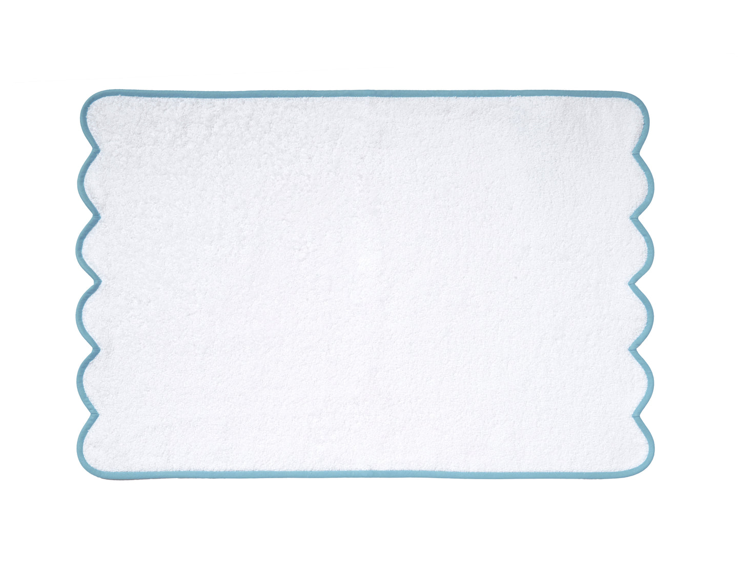 Solid White / Wavy White Towels – D Porthault