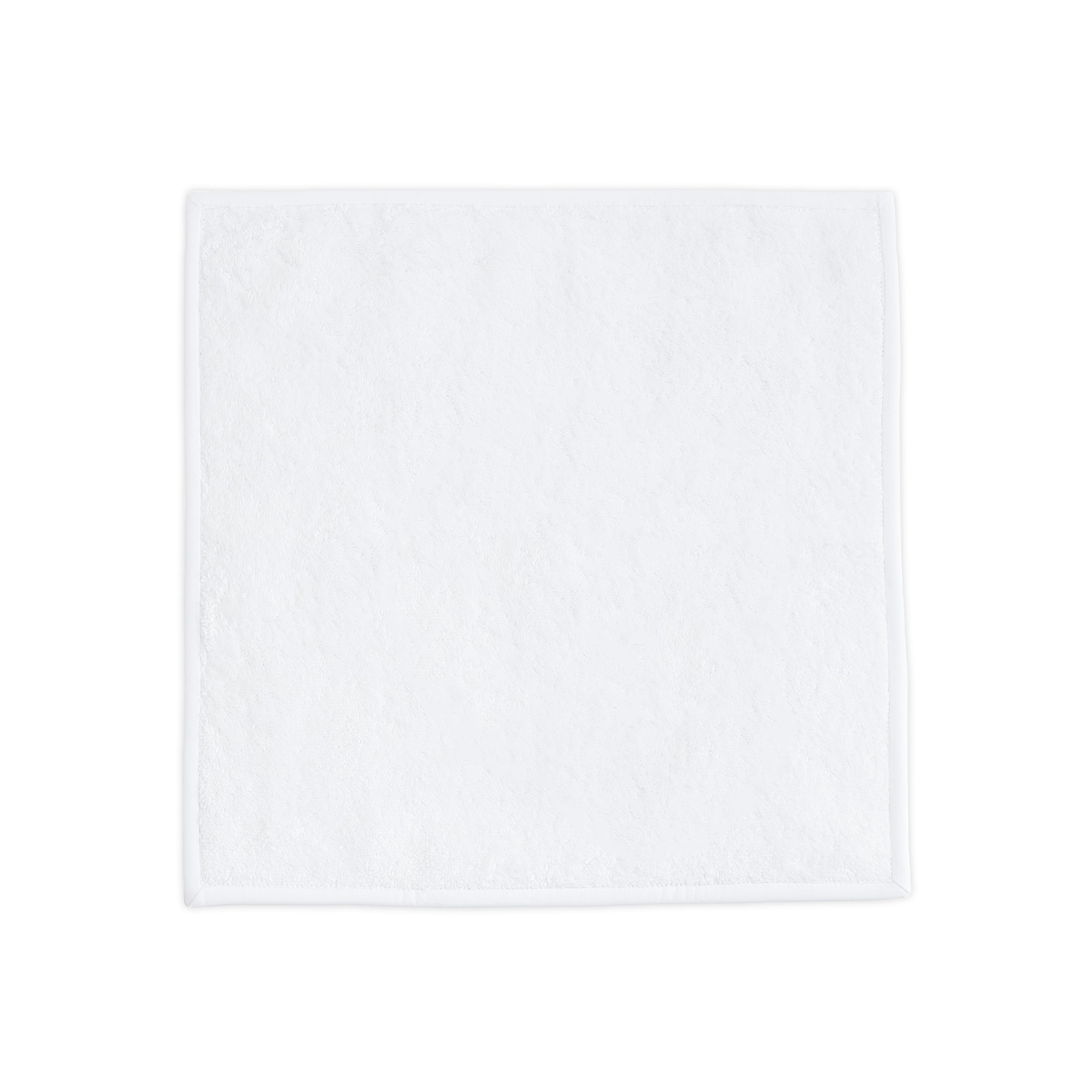 Solid White with Straight White Towels