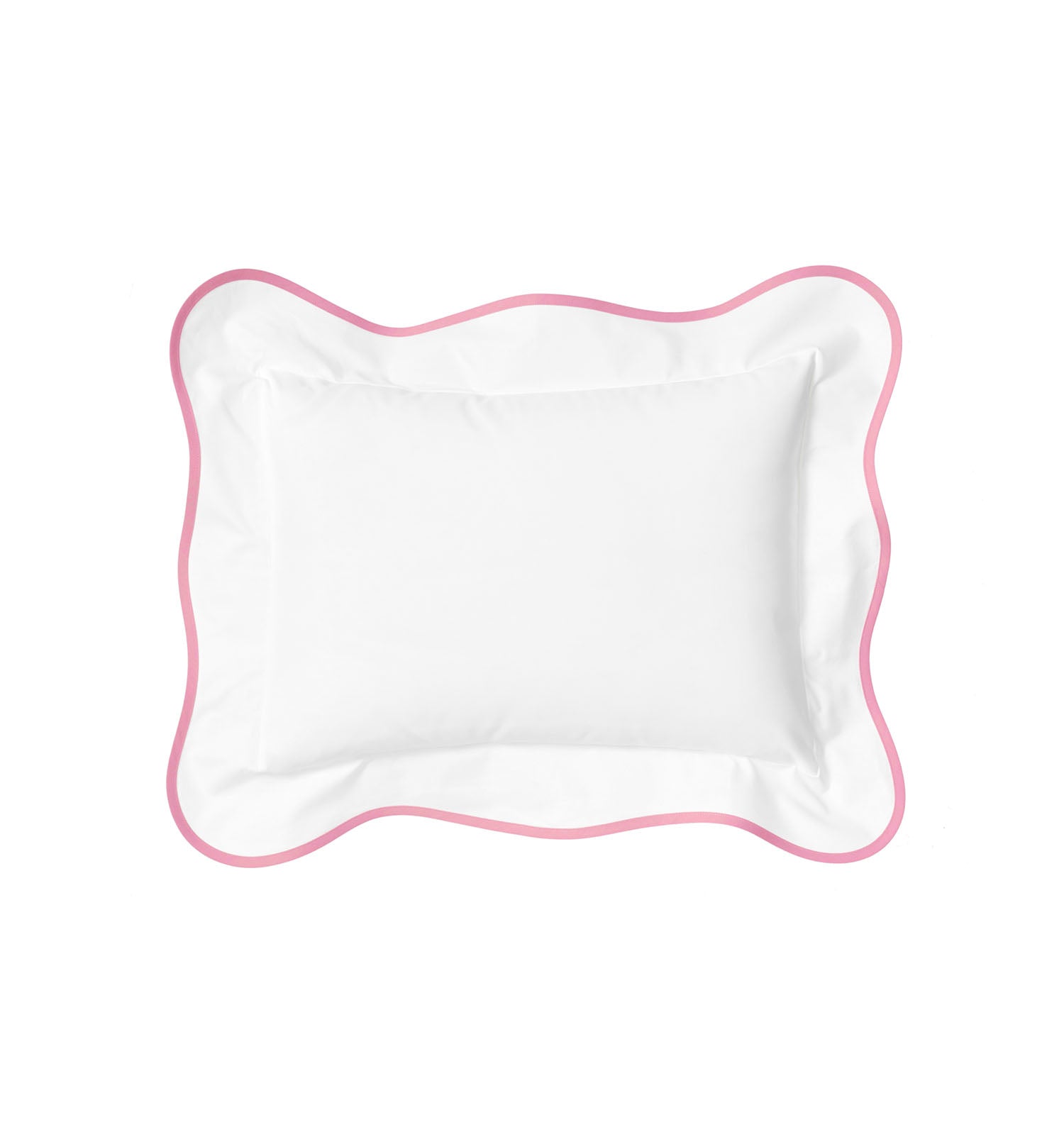 White / Wavy #206 Pink Bed Linens
