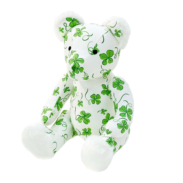 Théo Teddy Bear - Trèfles Green