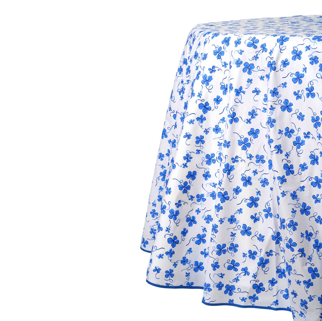 Trèfles Blue Printed Tablecloths