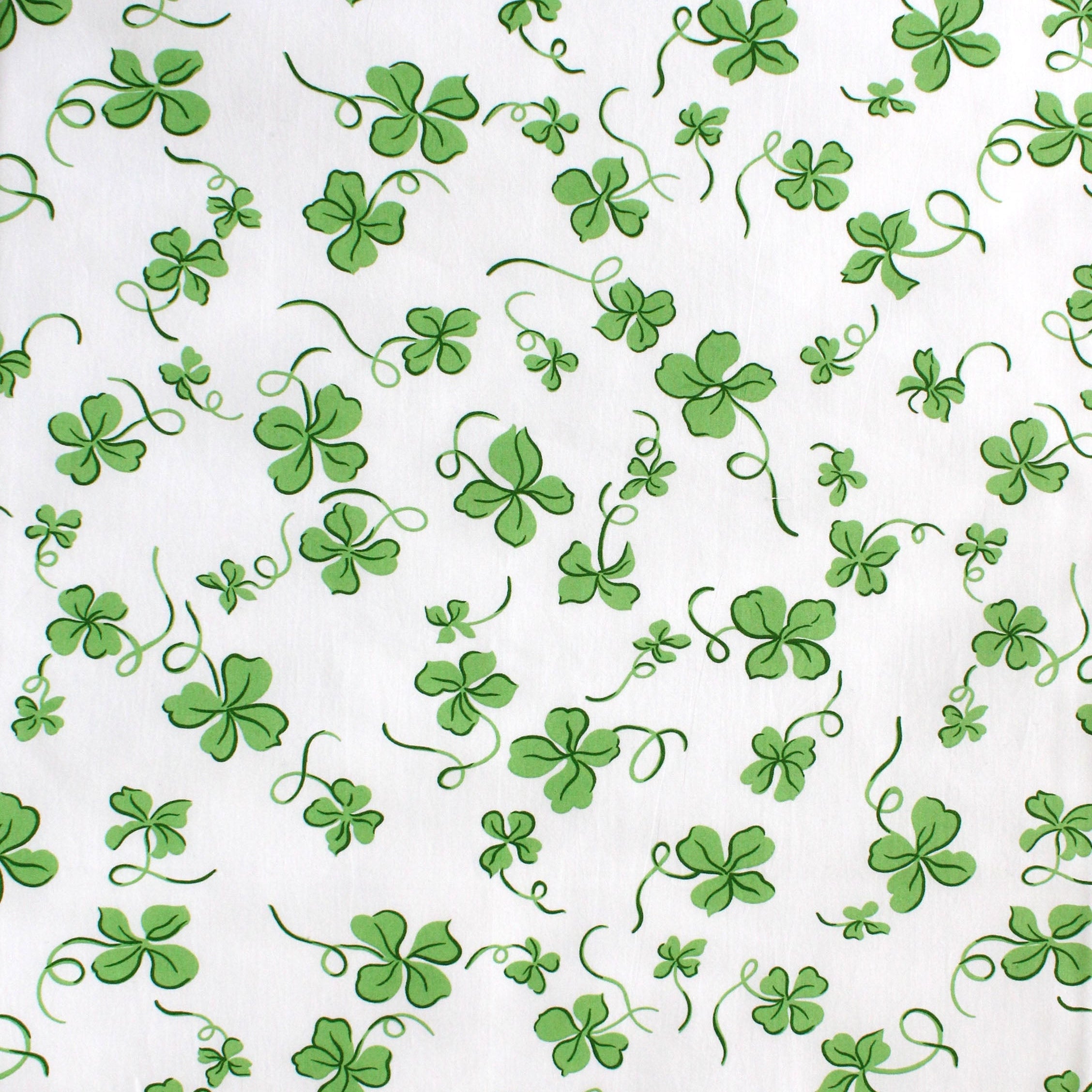 Close up of green clovers, Trefles print.