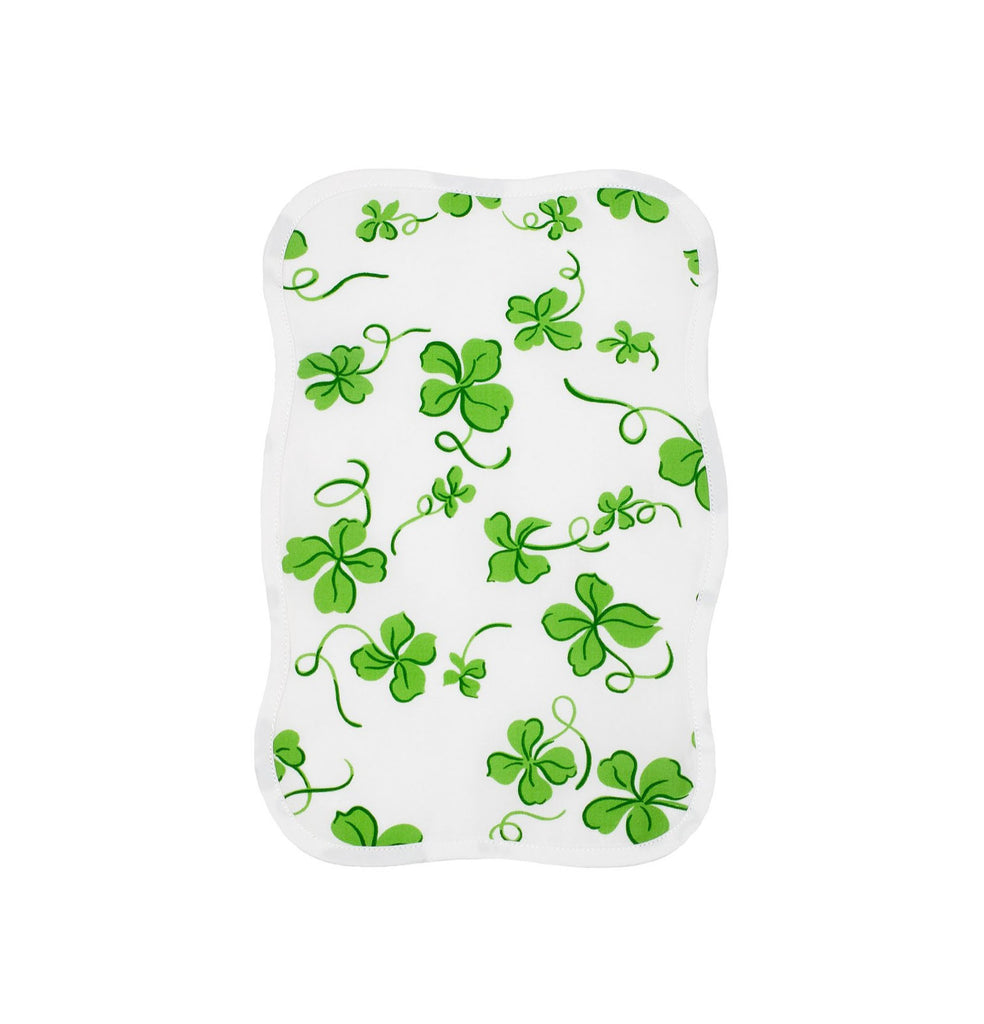 Trèfles Green Printed Cocktail Napkins