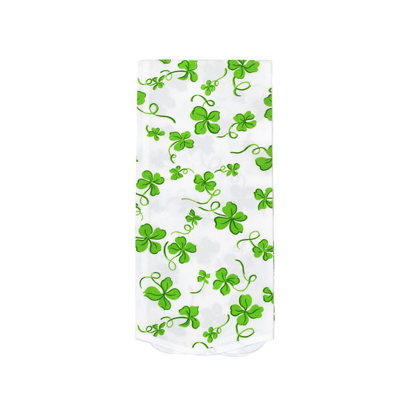 Trèfles Green Printed Guest Towel
