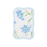 Tulipe Perroquet Blue Printed Cocktail Napkins