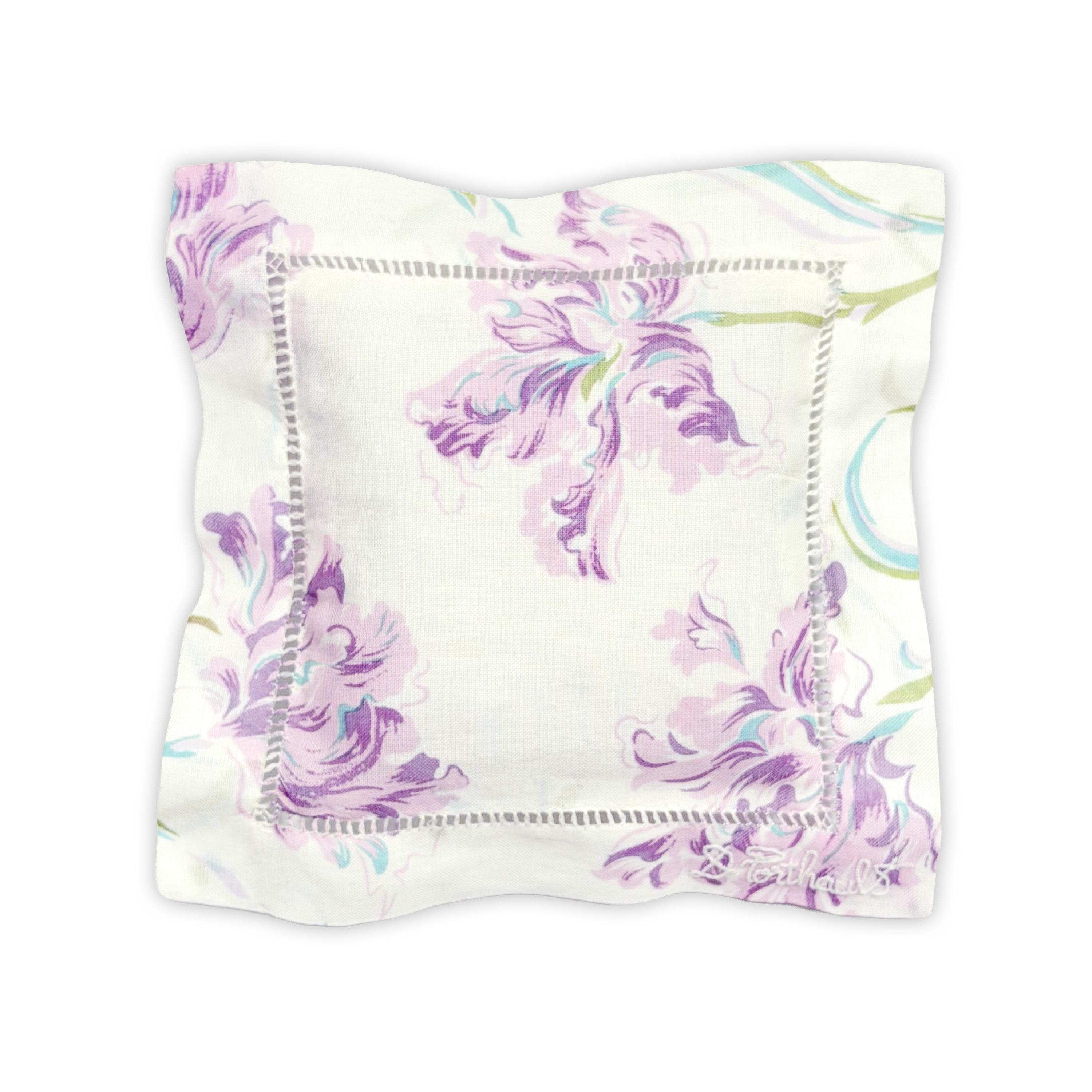 Tulipe Perroquet Lavender Emb. Square Sachet