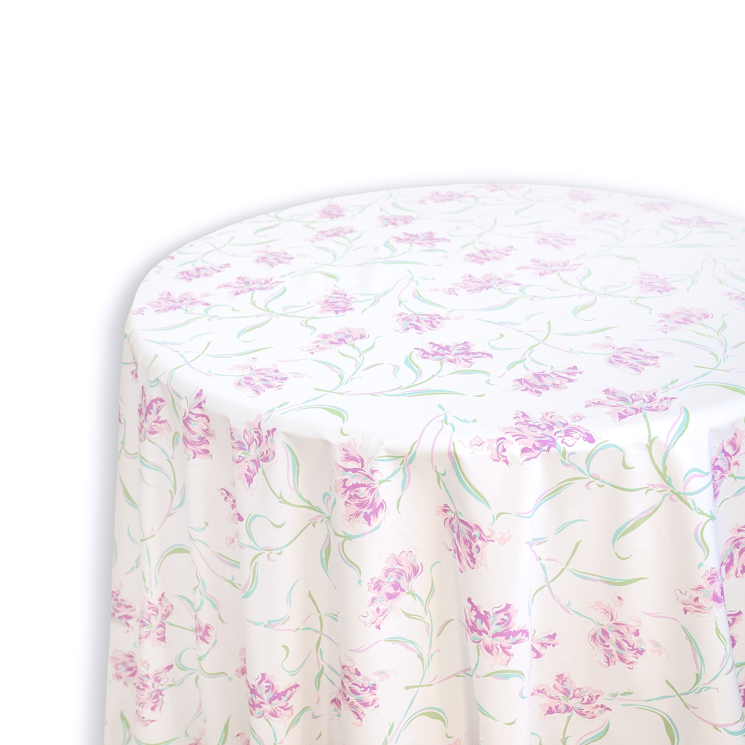 Tulipe Perroquet Lavender Printed Tablecloths
