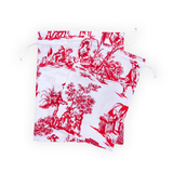 Pastorale Red Printed Lingerie Bags