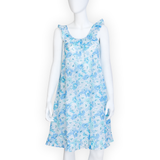 Samba Nightgown - Petites Marguerites Blue